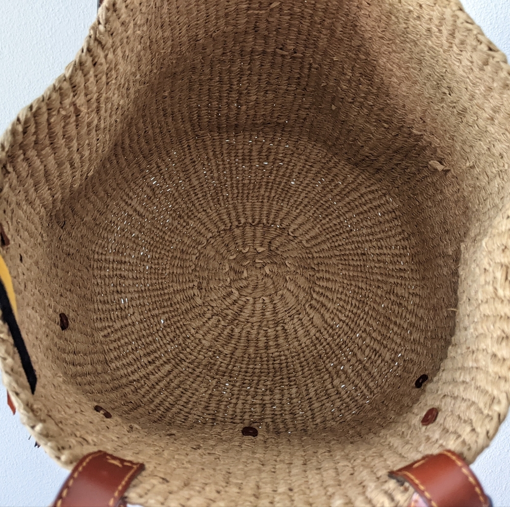 Chloe Tassel Raffia Bag - Picture 12 of 16